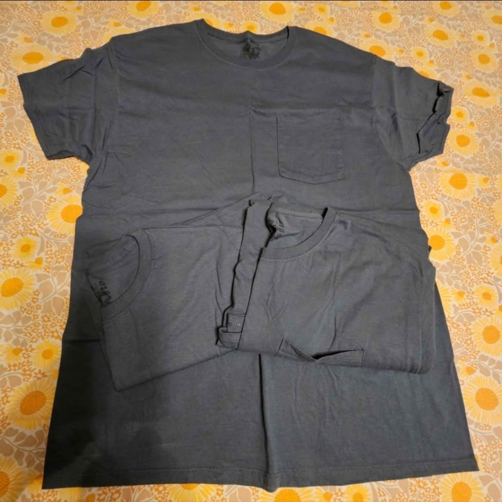 Mens Fruit Of The Loom T-Shirts * Set Of 3 * Size XL * Grey